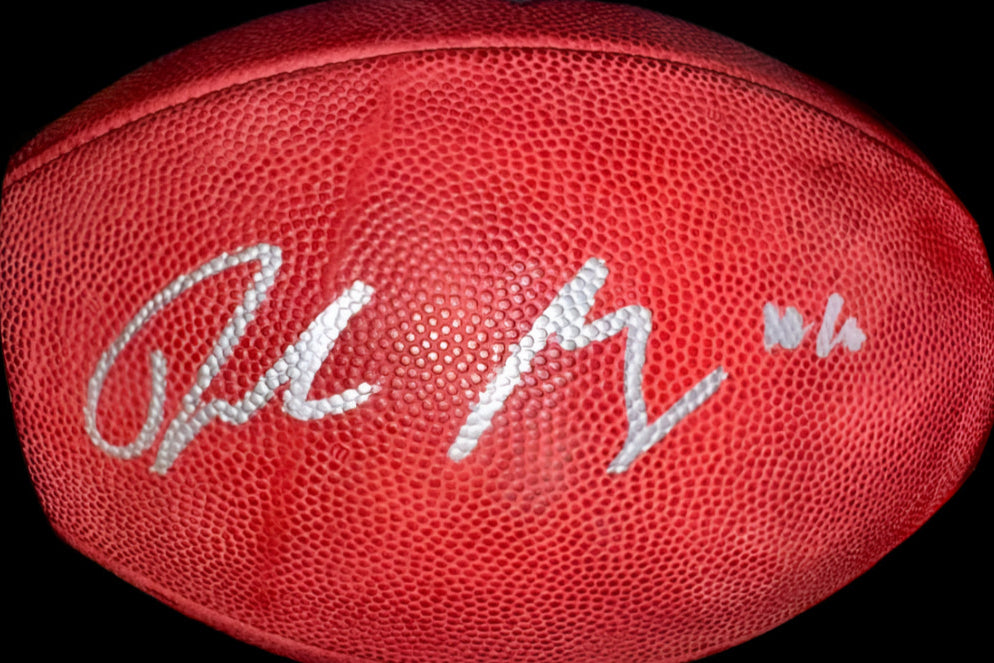 Drake Maye Signed Wilson Duke Football NFL - Fanatics COA